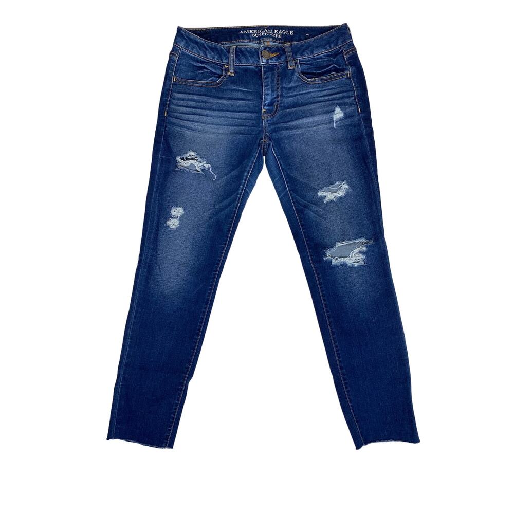 American Eagle Outfitters Dark Blue Skinny Jeans